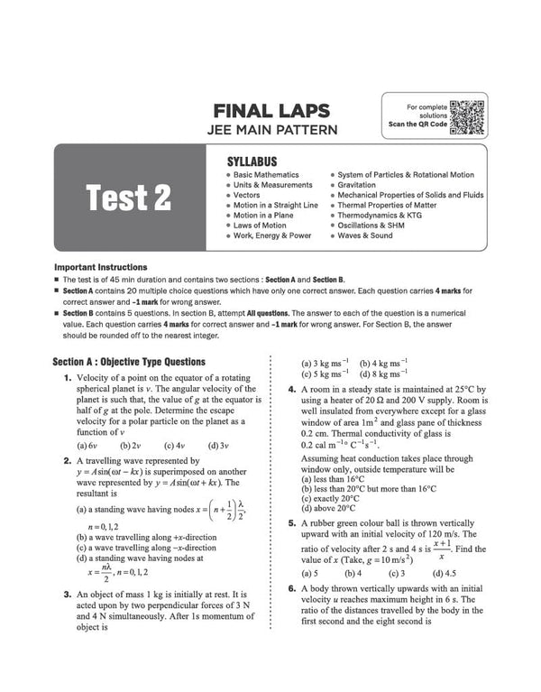 Prep Master JEE Main & Advanced | Physics Class XI | DPP & Testing Kit with 95 DPPs, 88 Tests & 21 Booklets | 24×7 Doubt Solver