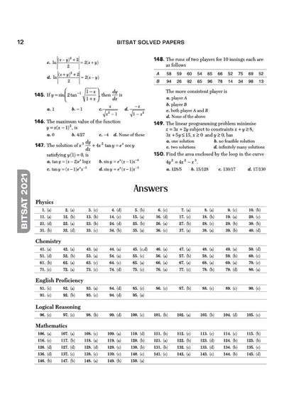 BITSAT 2027 | 10 Years Solved Papers (2026–2017) | 100% Original Questions with Detailed Solutions | 3 Mock Tests for 2027
