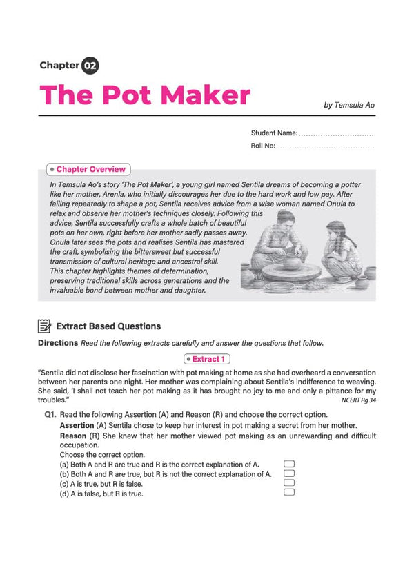 Kaveri English Workbook for CBSE Class 9 | All Types of Questions - MCQs, CBQs, A/R, Very Short, Short & Long | NCERT Page Tagging | Based on New NCERT Textbook & Latest CBSE Pattern