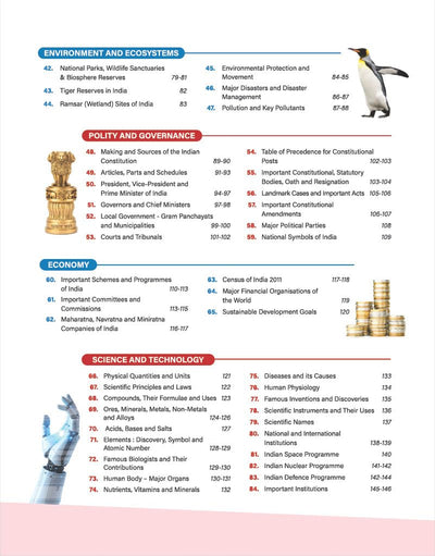 Crackmaster Static GK table of contents all subjects overview