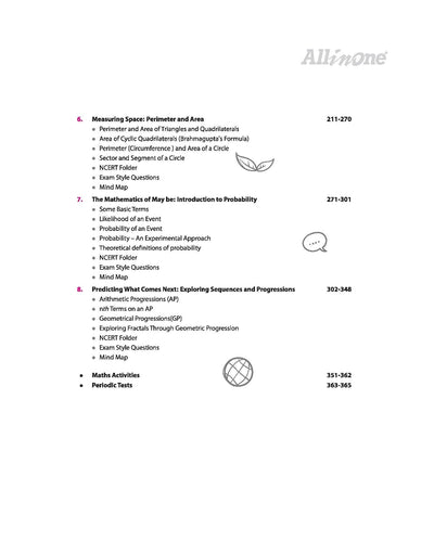 All in One Mathematics (Ganita Manjari) Part-1 Class 9 for CBSE Exam 2026-27 | NCERT Based Complete Theory, Practice Exercises, CBQs, A-R, Sample Papers & Mind Maps | Revised Edition as per Latest Syllabus