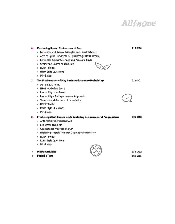 All in One Mathematics (Ganita Manjari) Part-1 Class 9 for CBSE Exam 2026-27 | NCERT Based Complete Theory, Practice Exercises, CBQs, A-R, Sample Papers & Mind Maps | Revised Edition as per Latest Syllabus