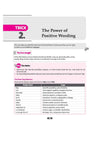 UPSC IAS Prelims Elimination Method guidebook page highlighting Trick 2: The Power of Positive Wording. Features a 'Green Flag Dictionary' mapping probabilistic words like May, Can, and Generally to their specific exam usages
