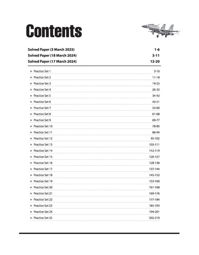 Indian Air Force Agniveer Vayu (Phase 1) Online Exam 2026 | 25 Practice Sets Group X Science | with Detailed Solutions and Solved Paper 2025