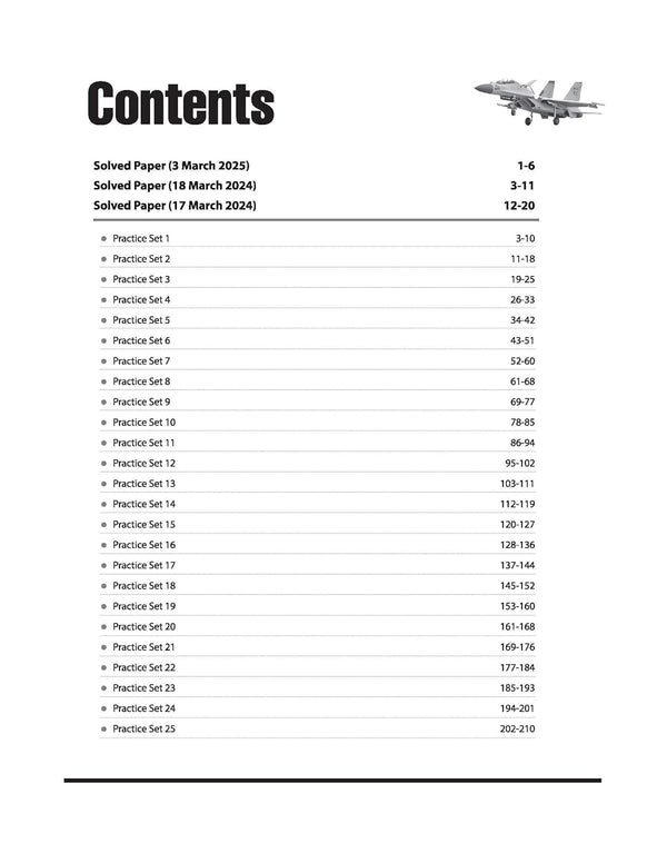 Indian Air Force Agniveer Vayu (Phase 1) Online Exam 2026 | 25 Practice Sets Group X Science | with Detailed Solutions and Solved Paper 2025