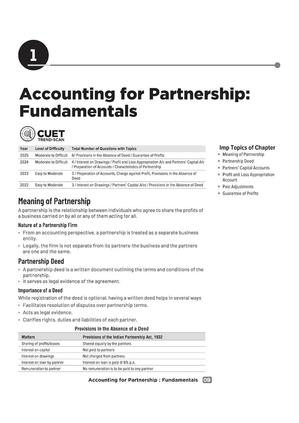 CUET UG 2026 Accountancy | Chapterwise Notes & Question Bank | Based on NTA Pattern | 1000+ NCERT MCQs, Assertion Reason & Case-Based Questions | Chapterwise Mindmaps & Flash Cards | Free Online Digital Support