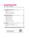Table of Contents page from the UPSC IAS Prelims Elimination Method guidebook, listing tips, tricks, and techniques across three main sections: The Foundation Tricks for GS, Logic Based Tricks for GS, and CSAT Tricks. Includes additional coverage for the Union Budget 2026-27, Economic Survey 2025-26, and an Important List from PIB with a QR code.