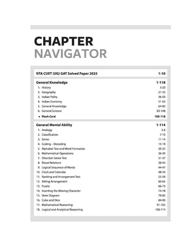 CUET UG 2026 General Aptitude Test (Section III) | Chapterwise Notes & Question Bank | Based on NTA Pattern | 1000+ NCERT MCQs, Assertion Reason & Case-Based Questions | Subjectwise Flash Cards | Free Online Digital Support