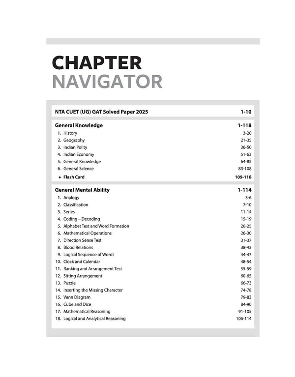CUET UG 2026 General Aptitude Test (Section III) | Chapterwise Notes & Question Bank | Based on NTA Pattern | 1000+ NCERT MCQs, Assertion Reason & Case-Based Questions | Subjectwise Flash Cards | Free Online Digital Support
