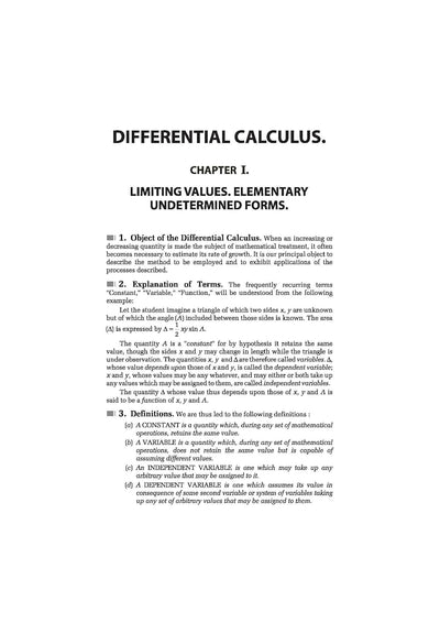 Classic Texts Series Differential Calculus for Beginners by Joseph Edwards | Concept-Based Calculus Book for JEE, IIT, CUET, Engineering Entrance and Competitive Exams 2027