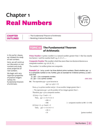 All in One Mathematics Class 10 for CBSE Exam 2026-27 | NCERT Based Complete Theory, Practice Exercises, CBQs, A-R, Sample Papers & Mind Maps | Revised Edition as per Latest Syllabus
