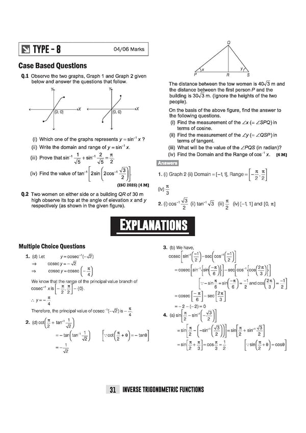ISC Mathematics Class 12 Exam | Quick Theory, Exam Pattern Questions & Sample Papers | As per Latest ICSE Syllabus | Que Bee 2nd Edition