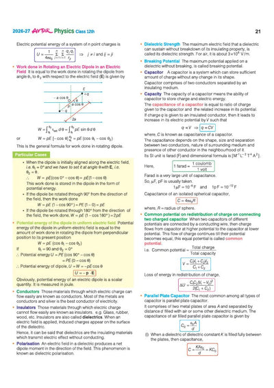 Avtar UP Board Physics Class 12 Exam 2027 | Chapterwise Question Bank | 5 Board-Style Practice Papers | 5 Years Unsolved Papers | Based on NCERT & NEP 2020