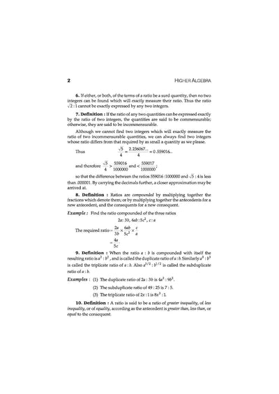 Classic Texts Series Higher Algebra by Hall & Knight | Advanced Algebra Question Bank for IIT JEE, NEET (Foundation) and Olympiad Exam Preparation 2027