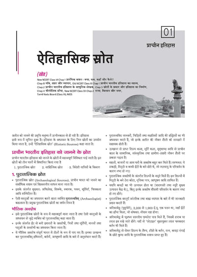 NCERT Notes Indian History (Class 6-12) | 2nd Revised Edition | For UPSC and Other Competitive Exams | Hindi Medium