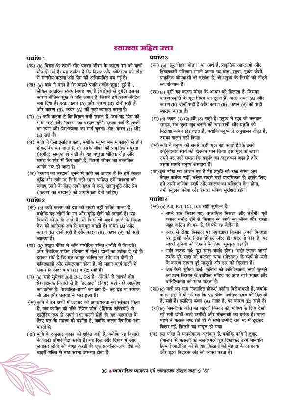 Vyavaharik Vyakaran – Class 9 ‘A’ | Rachnatmak Lekhan & Apatit Bodh | NEP 2020 | Based on CBSE Latest Syllabus