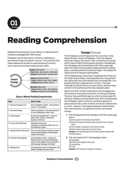 CUET UG 2026 English Language (Section 1-A) | Chapterwise Notes & Question Bank | Based on NTA Pattern | 1000+ NCERT MCQs, Assertion Reason & Case-Based Questions | English Flash Cards | Free Online Digital Support