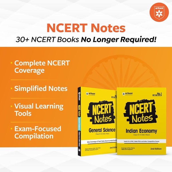 NCERT Notes Indian History (Class 6-12) | 2nd Revised Edition | For UPSC and Other Competitive Exams | English Medium