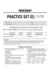 AISSEE Sainik School Class 6 Entrance Exam 2027 | Practice Sets with Solved Paper 2026 | With OMR Sheet | As per Latest Exam Pattern