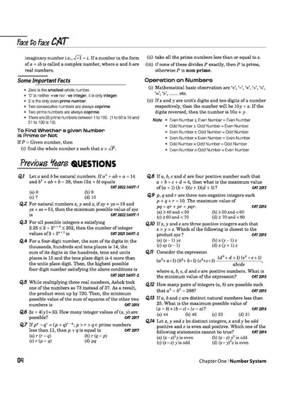 Face to Face CAT 27 Years Chapterwise Topicwise Solved Papers (1999–2025) | with Detailed Solutions & Trend Analysis