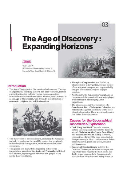 Ncert Notes World History Class (9-12) Old+New | 1st Edition | For UPSC and Other Competitive Exam | English Medium
