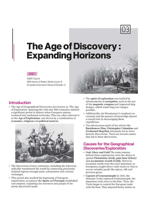 Ncert Notes World History Class (9-12) Old+New | 1st Edition | For UPSC and Other Competitive Exam | English Medium