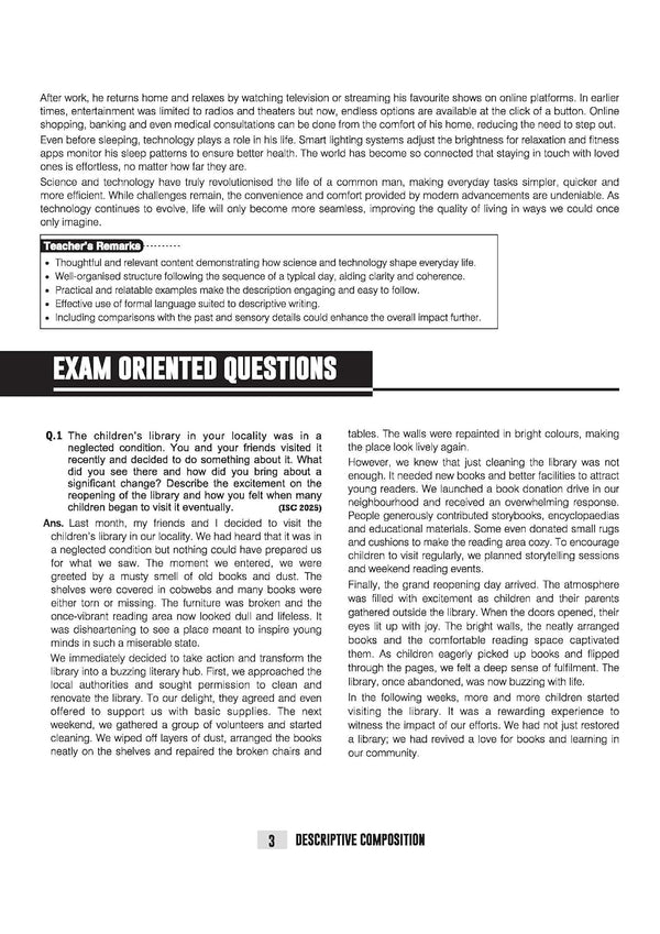 ISC English Language (Part 1)  Class 11 & 12 Exam | Quick Theory, Exam Pattern Questions & Sample Papers | As per Latest ICSE Syllabus | Que Bee 2nd Edition