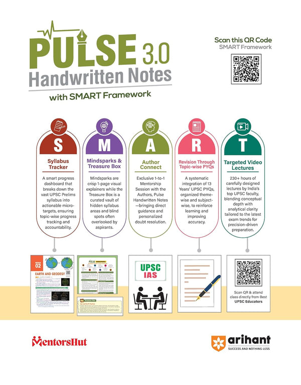PULSE 3.0 Handwritten Notes: Conceptual Geography | Fully Revised Edition with SMART Framework | for UPSC Prelims, State PCS and Other Competitive Exam