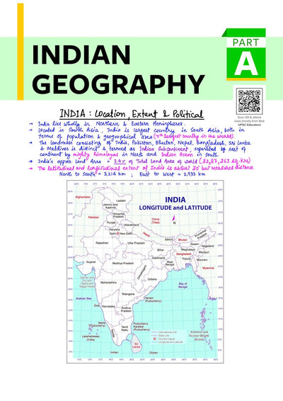 PULSE 3.0 Handwritten Notes: UPSC Through Maps | Fully Revised Edition with SMART Framework | for UPSC Prelims, State PCS and Other Competitive Exam