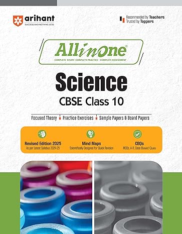 All In One Mathematics, Social Science, Science, Class 10th Based On Latest NCERT For CBSE Exams 2025