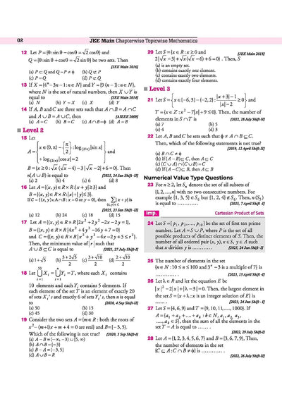 25 Years JEE Main Mathematics | Chapterwise Topicwise Levelwise 3500+ MCQs (2026–2002) for JEE Main & AIEEE | NTA Authenticated Answers & Topicwise Worksheets | Key Ideas, Concept Enhancer, Trap Alert