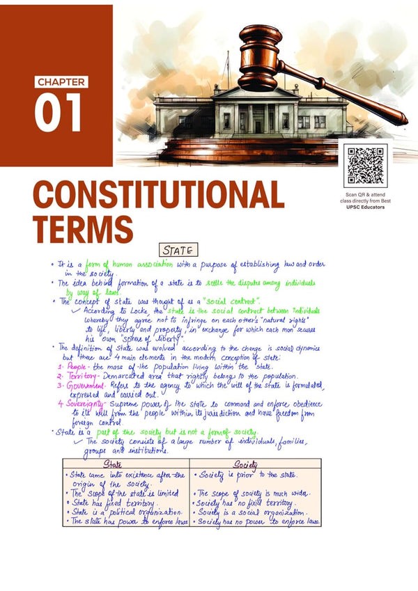 PULSE 3.0 Handwritten Notes: Indian Polity | Fully Revised Edition with SMART Framework | for UPSC Prelims, State PCS and Other Competitive Exam
