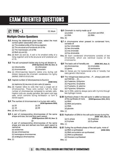 ICSE Biology Class10 Exam | Quick Theory, Exam Pattern Questions & Sample Papers | As per Latest ICSE Syllabus | Que Bee 2nd Edition