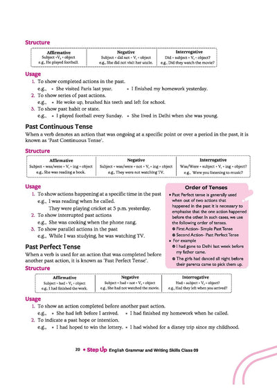 Step Up English Grammar for CBSE Class 9 | Based on NEP 2020 | Grammar & Creative Writing | Step Check for Practice, Exam Pattern, Previous Year Questions & Competency-Based Questions