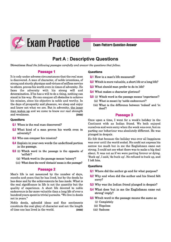 UP Board 2026-27 Complete Course English Class 12 | Based on NCERT Textbook | NEP 2020 | Chapter Tests, Topic Tests, Model Papers with OMR Sheet & Project Work Included