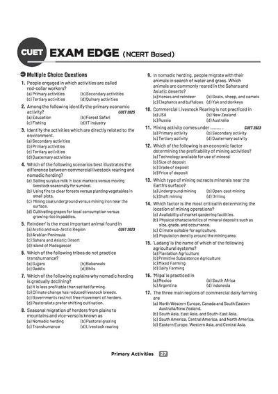 CUET UG 2026 Geography | Chapterwise Notes & Question Bank | Based on NTA Pattern | 1000+ NCERT MCQs, Assertion Reason & CBQs |Mindmaps & Flash Cards | Free Online Digital Support