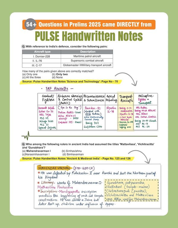 PULSE 3.0 Handwritten Notes: UPSC Through Maps | Fully Revised Edition with SMART Framework | for UPSC Prelims, State PCS and Other Competitive Exam