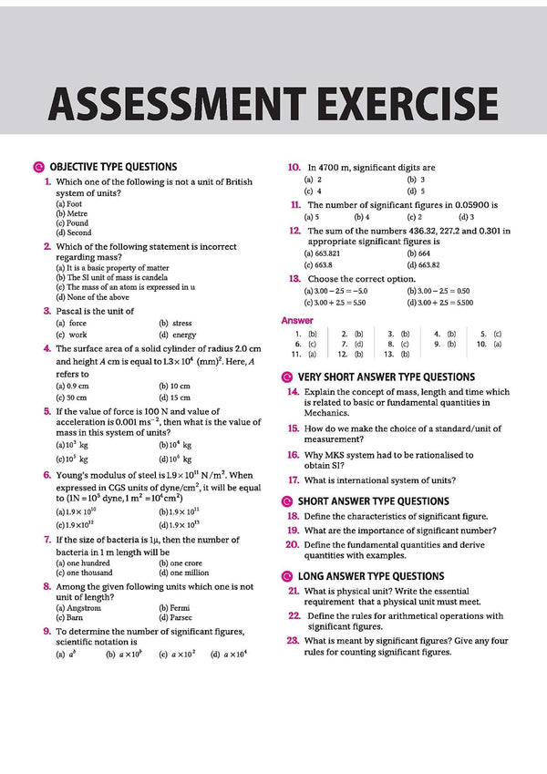 UP Board 2026-27 Complete Course Physics Class 11 | Based on NCERT Textbook | NEP 2020 | Chapter Tests, Topic Tests and Model Papers