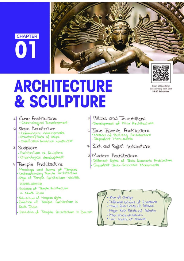 PULSE 3.0 Handwritten Notes: Art & Culture| Fully Revised Edition with SMART Framework | for UPSC Prelims, State PCS and Other Competitive Exam