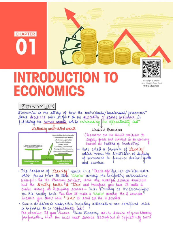 PULSE 3.0 Handwritten Notes: Indian Economy | Fully Revised Edition with SMART Framework | for UPSC Prelims, State PCS and Other Competitive Exam