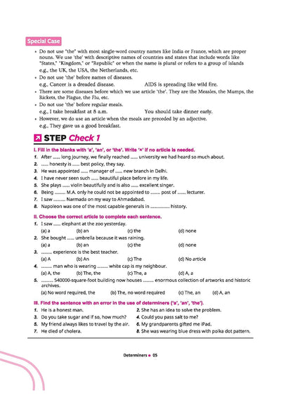 Step Up English Grammar for CBSE Class 10 | Based on NEP 2020 | Grammar & Creative Writing | Step Check for Practice, Exam Pattern, Previous Year Questions & Competency-Based Questions