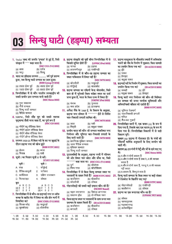 Objective 14000+ General Studies (Samanya Addhyan) Chapterwise PYQs | Complete Coverage of History, Polity, Geography, Economy, Science & Static GK |for SSC, Railway, NDA, CDS & All Competitive Exams