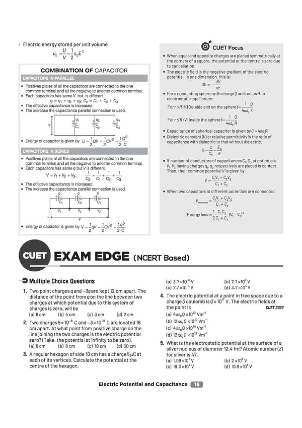 CUET UG 2026 Physics | Chapterwise Notes & Question Bank | Based on NTA Pattern | 1000+ NCERT MCQs, Assertion Reason & Case-Based Questions | Chapterwise Mindmaps & Flash Cards | Free Online Digital Support
