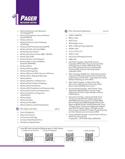 UPSC Prelims Booster | Pixel 1-Pager Revision Notes | Fast Revision, Entire Prelims GS in 1-Page Format, Concept & Fact Infographics with PYQ-Based Preparation