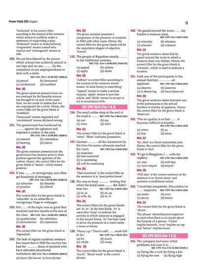 SSC English MCQs Chapter Page with Eduquity & TCS PYQs and Detailed Solutions