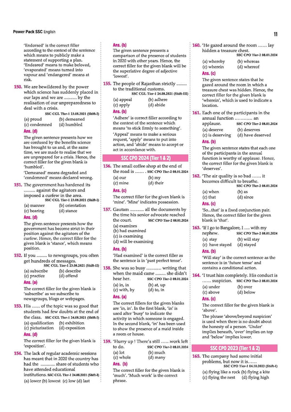 SSC English Chapterwise 8600+ MCQs | For CGL, CHSL, CPO, MTS, GD & Steno Exams | Eduquity & TCS Questions Till 2026 | Quick Revision Points + 100% Detailed Solutions