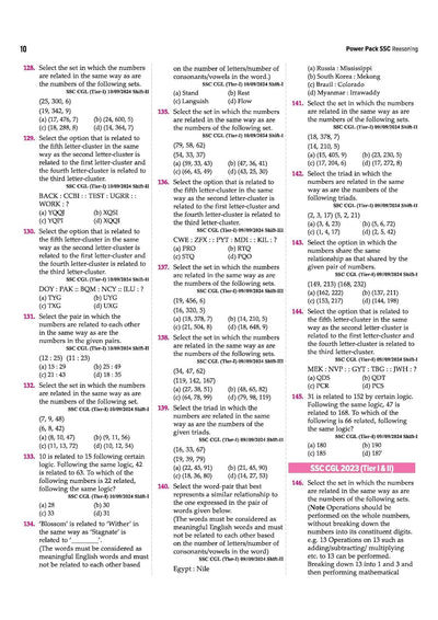 SSC Reasoning Chapterwise 7600+ MCQs | For CGL, CHSL, CPO, MTS, GD & Steno Exams | Eduquity & TCS Questions Till 2026 | Quick Revision Points + 100% Detailed Solutions