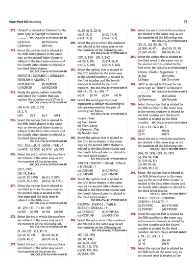 SSC Reasoning Chapterwise 7600+ MCQs | For CGL, CHSL, CPO, MTS, GD & Steno Exams | Eduquity & TCS Questions Till 2026 | Quick Revision Points + 100% Detailed Solutions