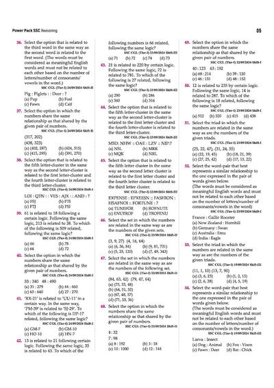 SSC Reasoning Chapterwise 7600+ MCQs | For CGL, CHSL, CPO, MTS, GD & Steno Exams | Eduquity & TCS Questions Till 2026 | Quick Revision Points + 100% Detailed Solutions