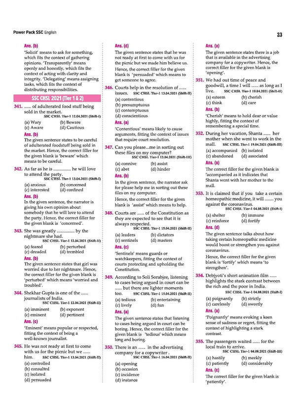 SSC English Chapterwise 8600+ MCQs | For CGL, CHSL, CPO, MTS, GD & Steno Exams | Eduquity & TCS Questions Till 2026 | Quick Revision Points + 100% Detailed Solutions